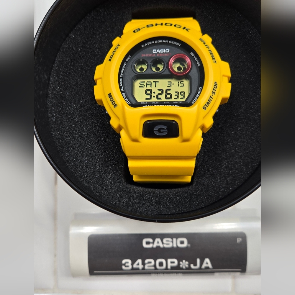 Casio G-SHOCK GD-X6930E 30th Anniversary Limited Edition Watch Lightning Yellow